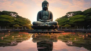 Amitabha Buddha in Meditation by Thomas Nordwest