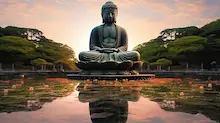 Amitabha Buddha in Meditation by Thomas Nordwest