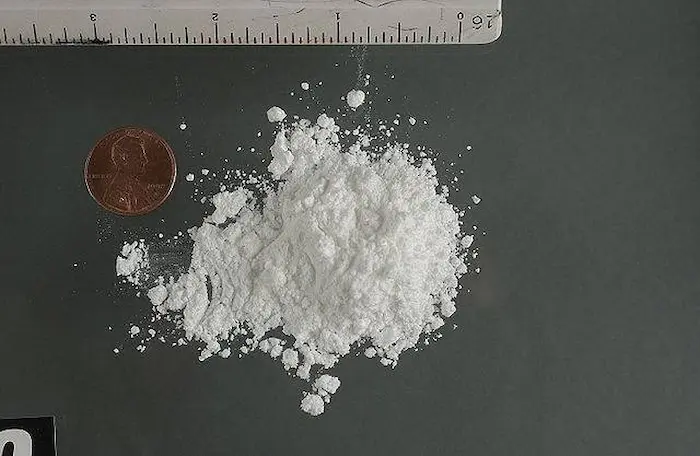 Cocaine powder by Drug Enforcement Administration (DEA)