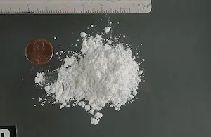 Cocaine powder by Drug Enforcement Administration (DEA)